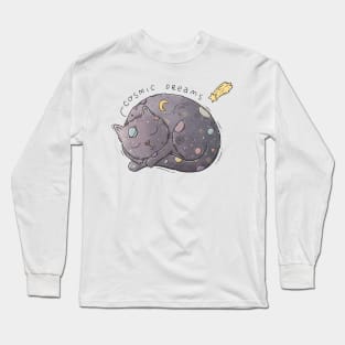 Cosmic Dreams Cat Long Sleeve T-Shirt